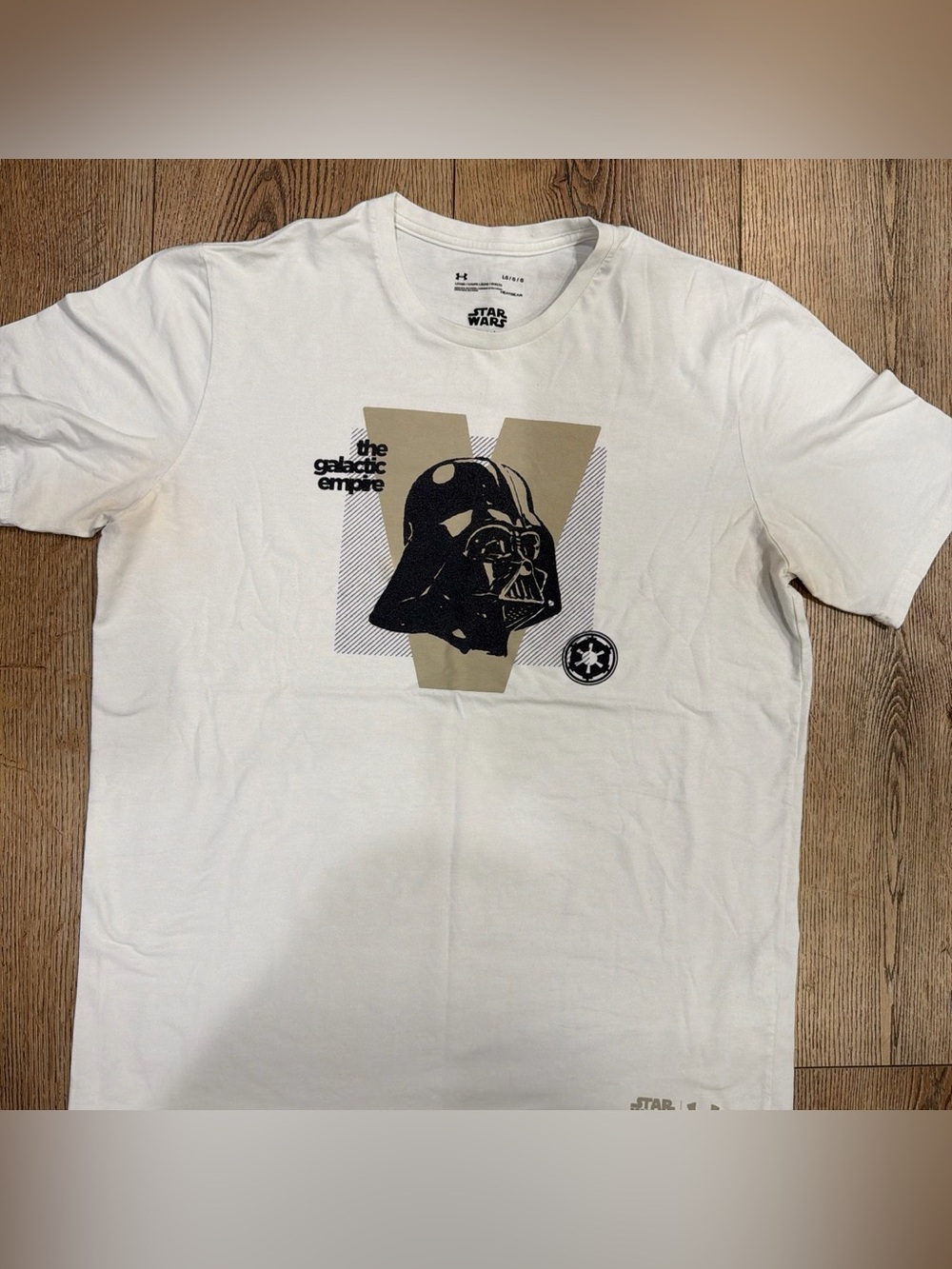 Under Armour x Star Wars Darth Vader Graphic Tee - White & Tan